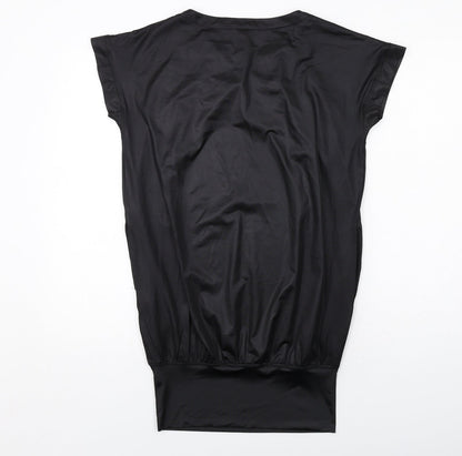 Vero Moda Womens Black Polyester Mini Size XS Round Neck Pullover
