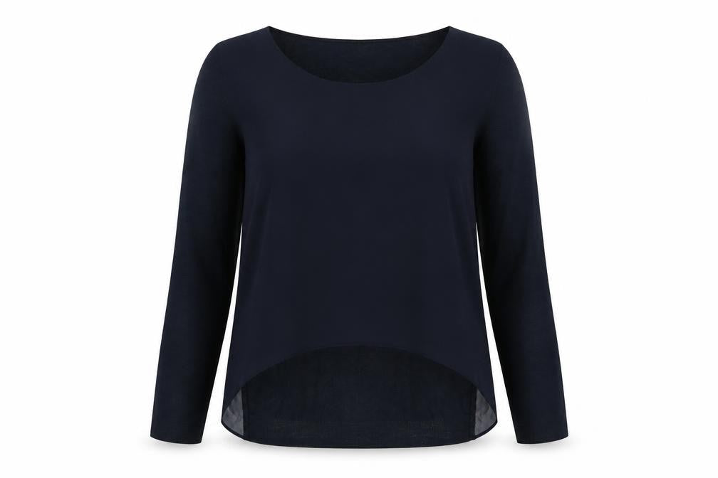 NEXT Womens Blue Round Neck Polyester Pullover Jumper Size 10