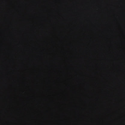 Classics Womens Black Round Neck Acrylic Pullover Jumper Size 12