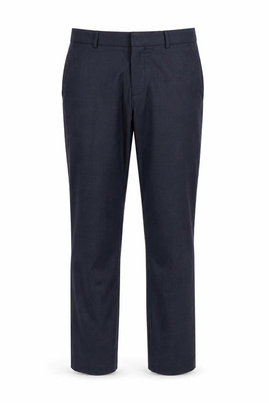 Topman Mens Blue Wool Dress Pants Trousers Size 30 in Regular Zip