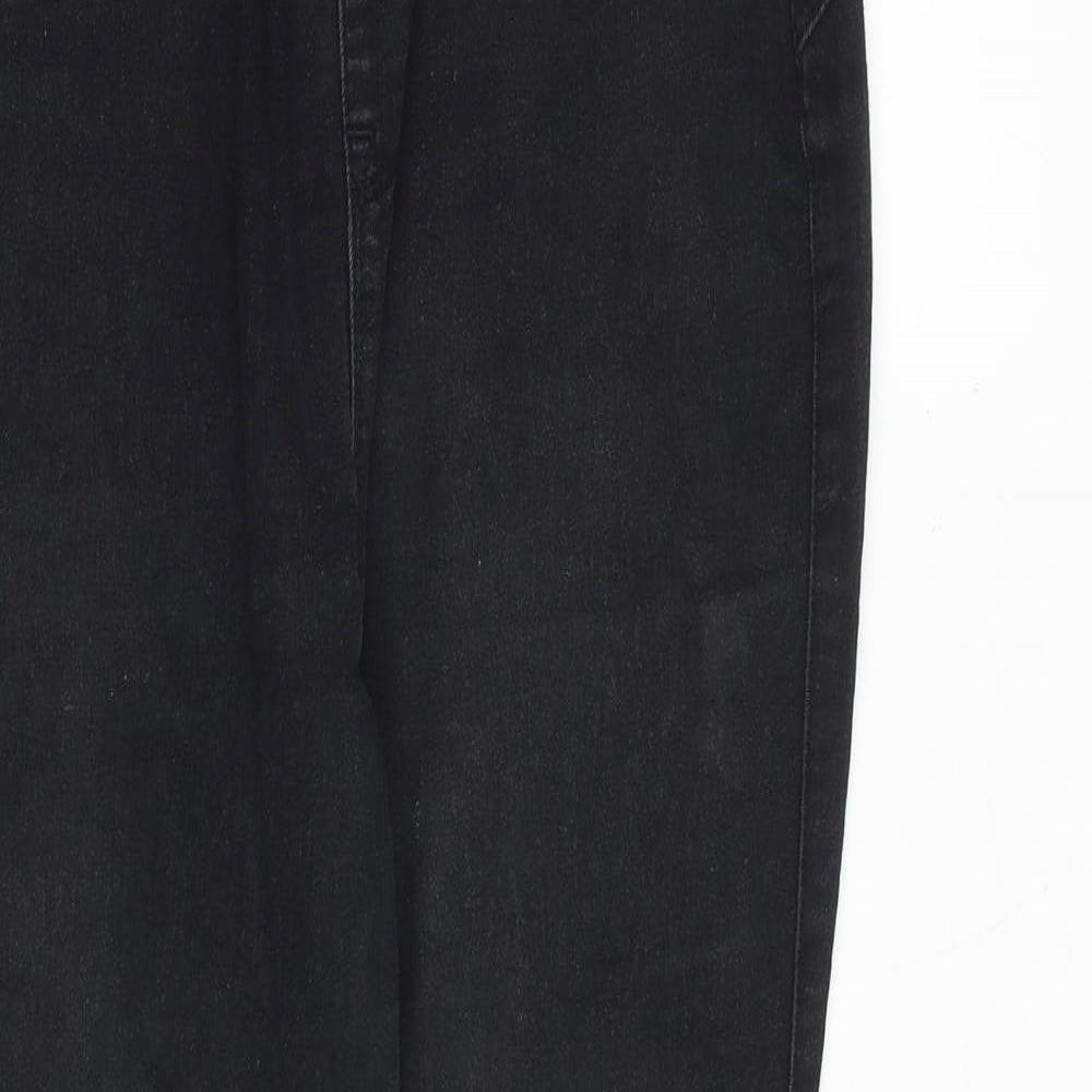 Denim & Co. Womens Grey Cotton Jegging Jeans Size 8 Regular