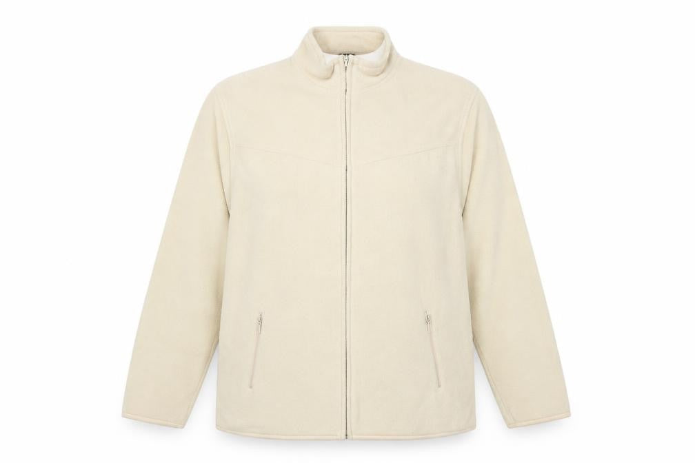 EWM Womens Beige Jacket Size 18 Zip