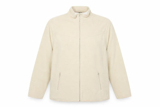 EWM Womens Beige Jacket Size 18 Zip