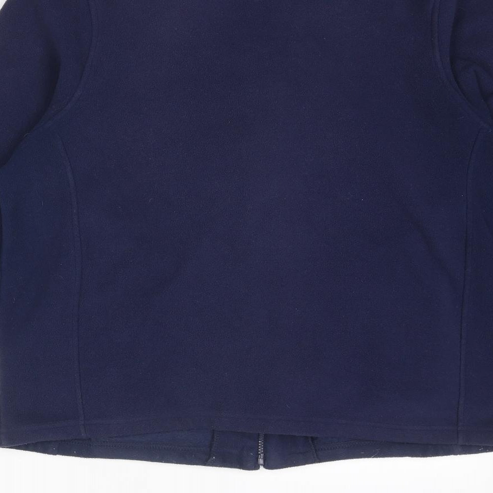 Pure & Natural Womens Blue Jacket Size M Zip