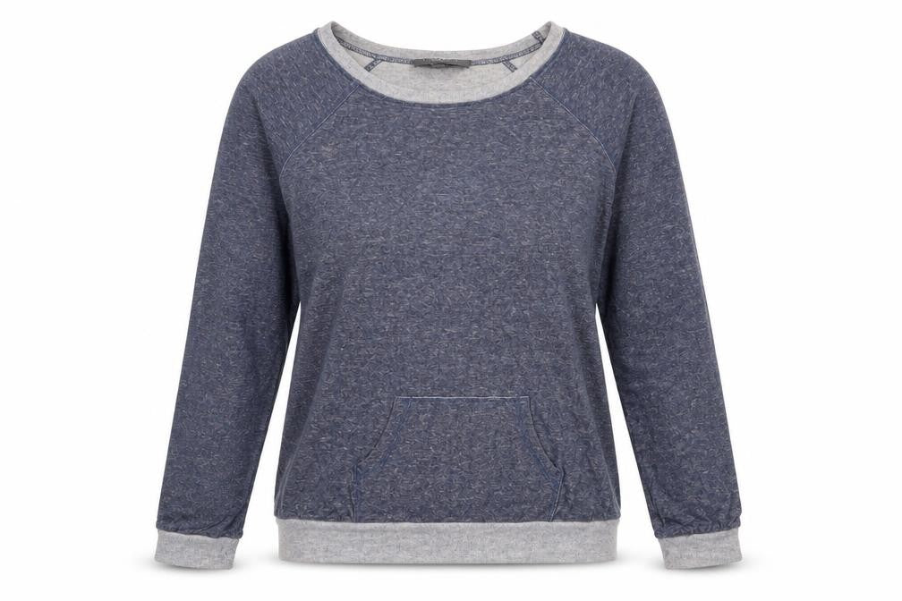 Limited Collection Womens Blue Viscose Pullover Sweatshirt Size 8 Pullover