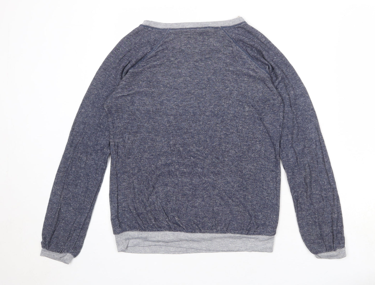 Limited Collection Womens Blue Viscose Pullover Sweatshirt Size 8 Pullover