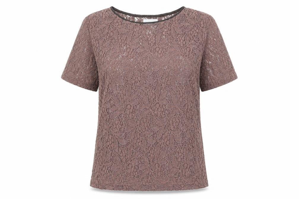 Zara Womens Pink Polyester Basic T-Shirt Size L Round Neck