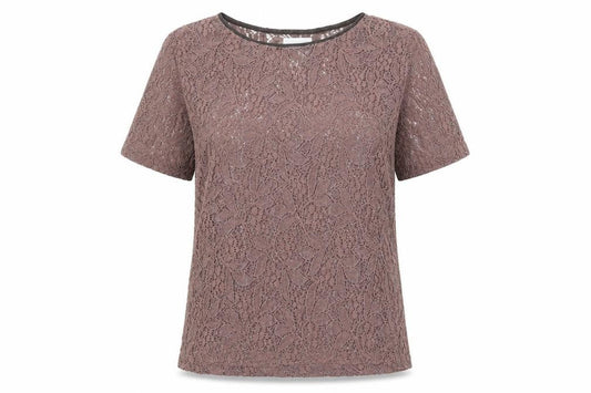 Zara Womens Pink Polyester Basic T-Shirt Size L Round Neck