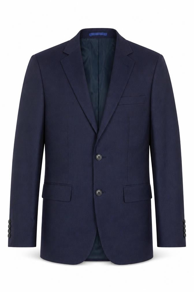 Marks & Spencer Mens Blue Polyester Jacket Suit Jacket Size 36 Regular