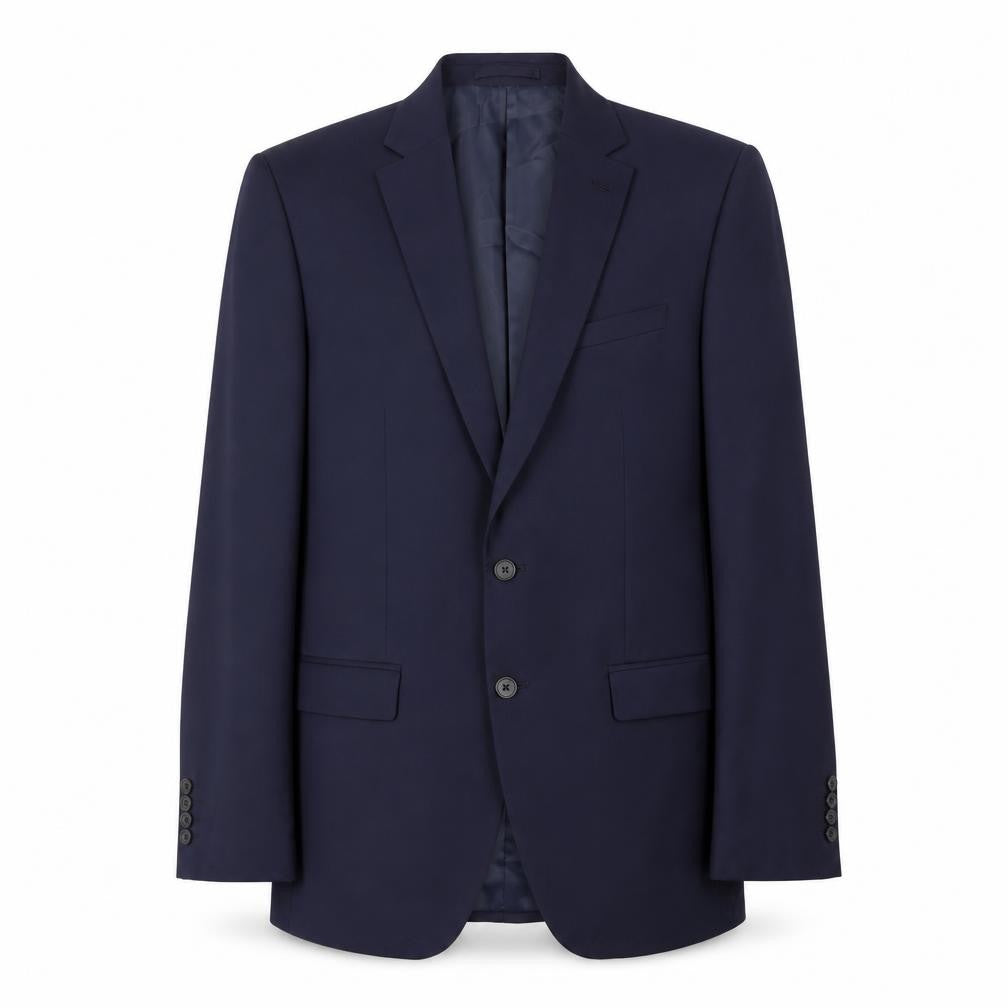 Marks & Spencer Mens Blue Polyester Jacket Suit Jacket Size 42 Regular