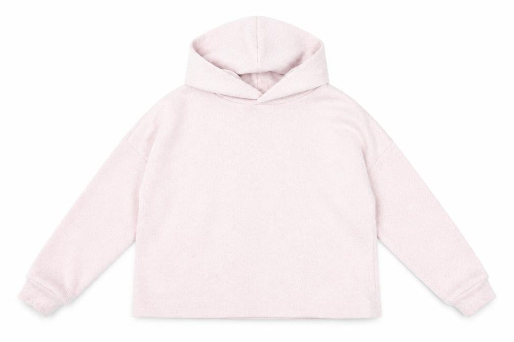 Marks & Spencer Girls Pink Viscose Pullover Hoodie Size 7-8 Years Pullover