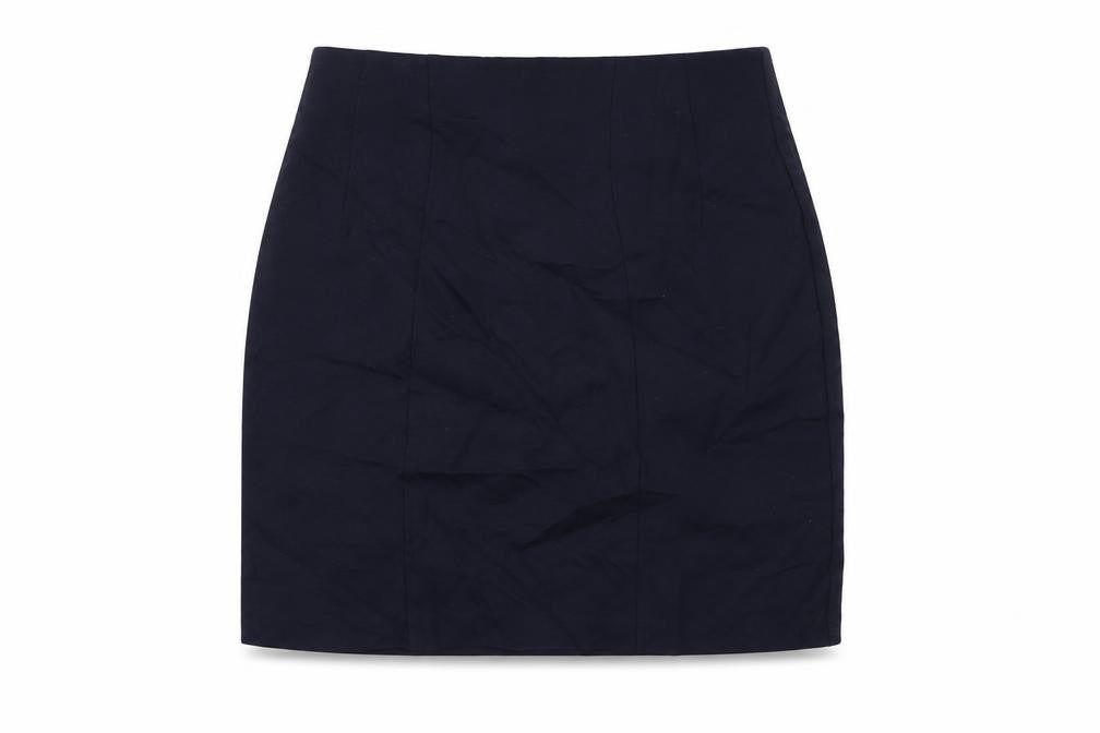 Marks & Spencer Womens Blue Viscose A-Line Skirt Size 14