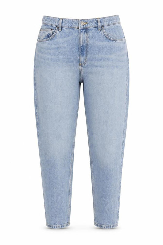 ASOS Womens Blue Cotton Tapered Jeans Size 34 in L30 in Regular Zip