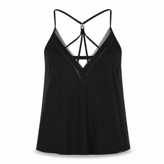 Autograph Womens Black Polyester Camisole Tank Size 8 V-Neck - Strappy