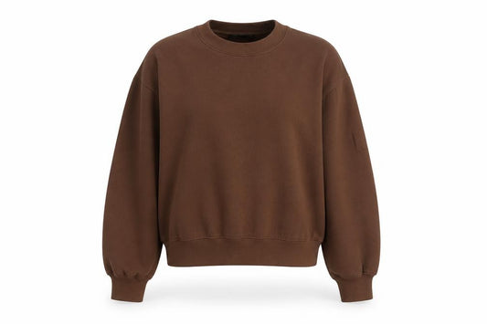 Zara Womens Brown Cotton Pullover Sweatshirt Size S Pullover