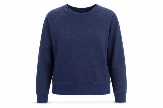 Zara Womens Blue Cotton Pullover Sweatshirt Size S Pullover