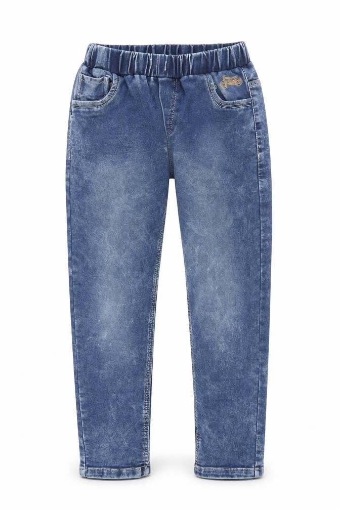 Chopper Club Womens Blue Cotton Straight Jeans Size 6 Regular