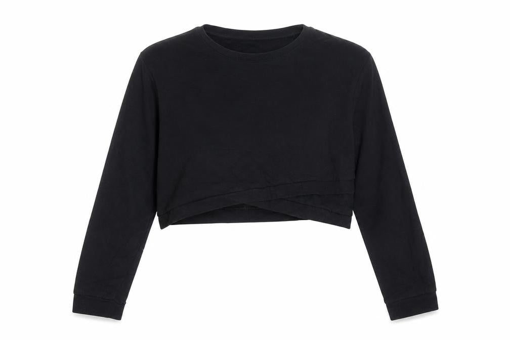Blooming Marvellous Womens Black Cotton Pullover Sweatshirt Size XL Pullover