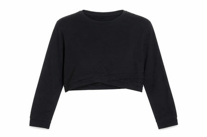 Blooming Marvellous Womens Black Cotton Pullover Sweatshirt Size XL Pullover