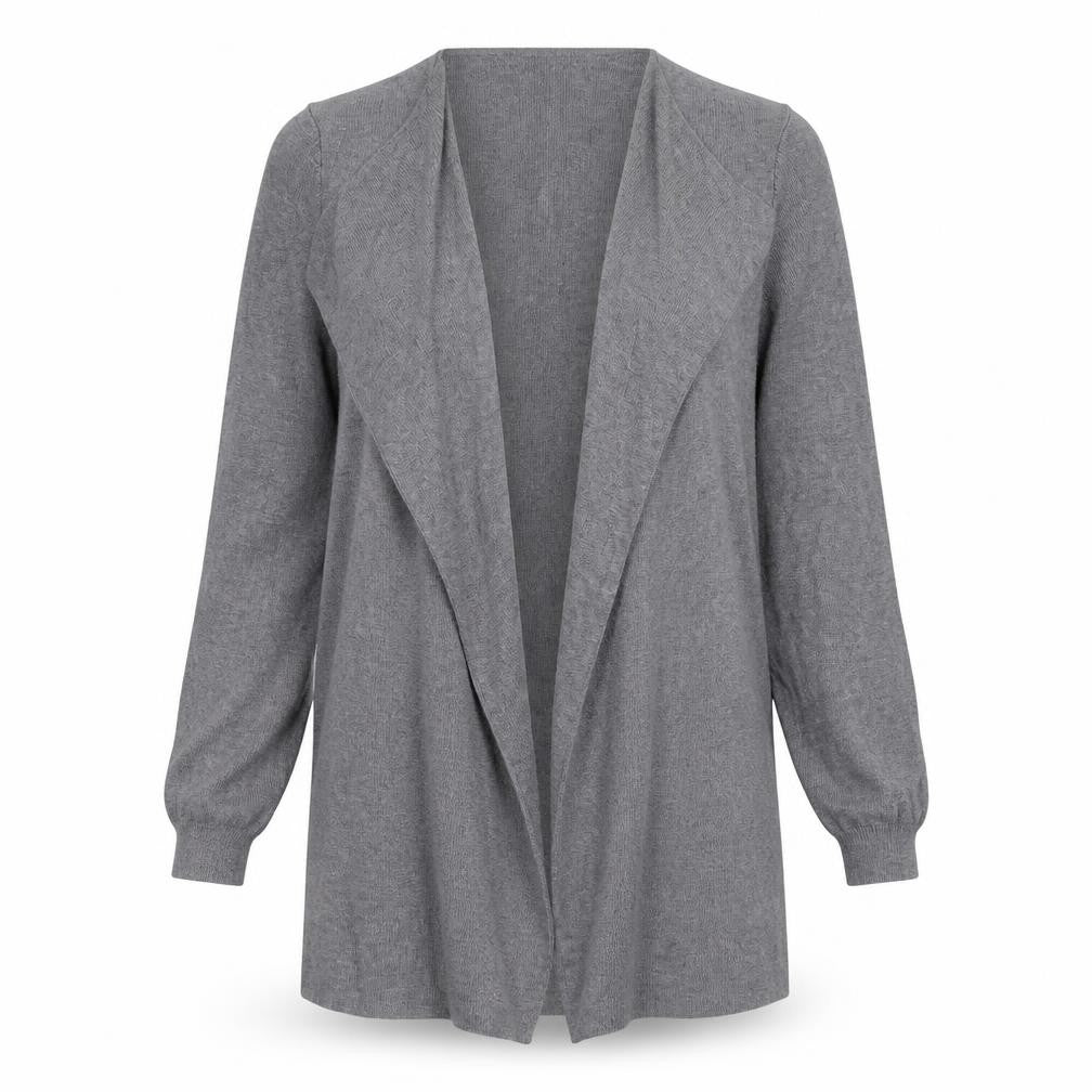 Marks & Spencer Womens Grey V-Neck Viscose Cardigan Jumper Size M