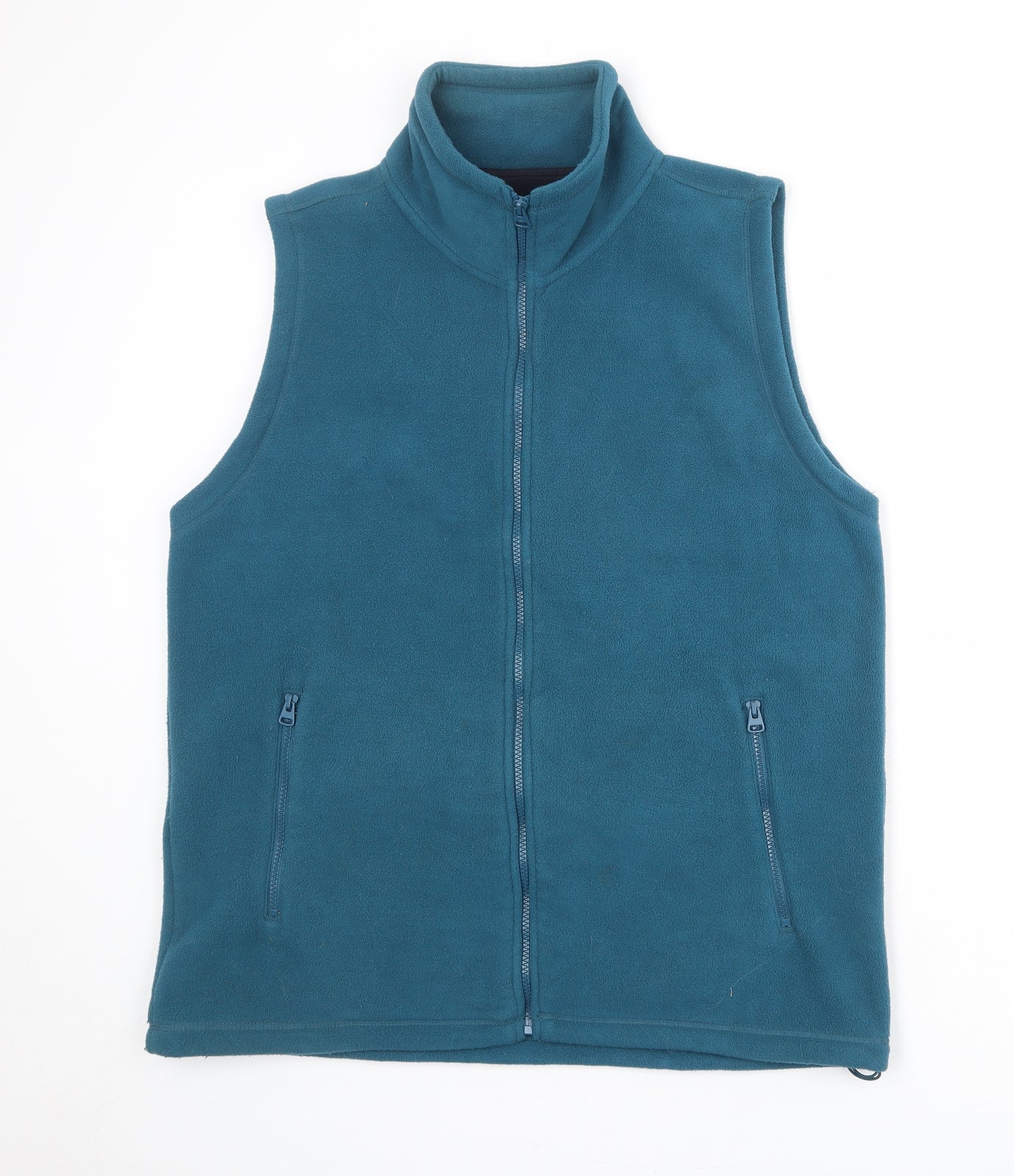 One Valley Womens Blue Gilet Jacket Size M Zip