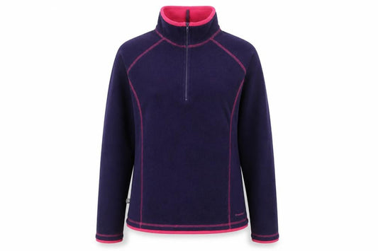 Mountain Life Womens Purple Polyester Pullover Sweatshirt Size 10 Zip