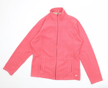EWM Womens Pink Jacket Size M Zip