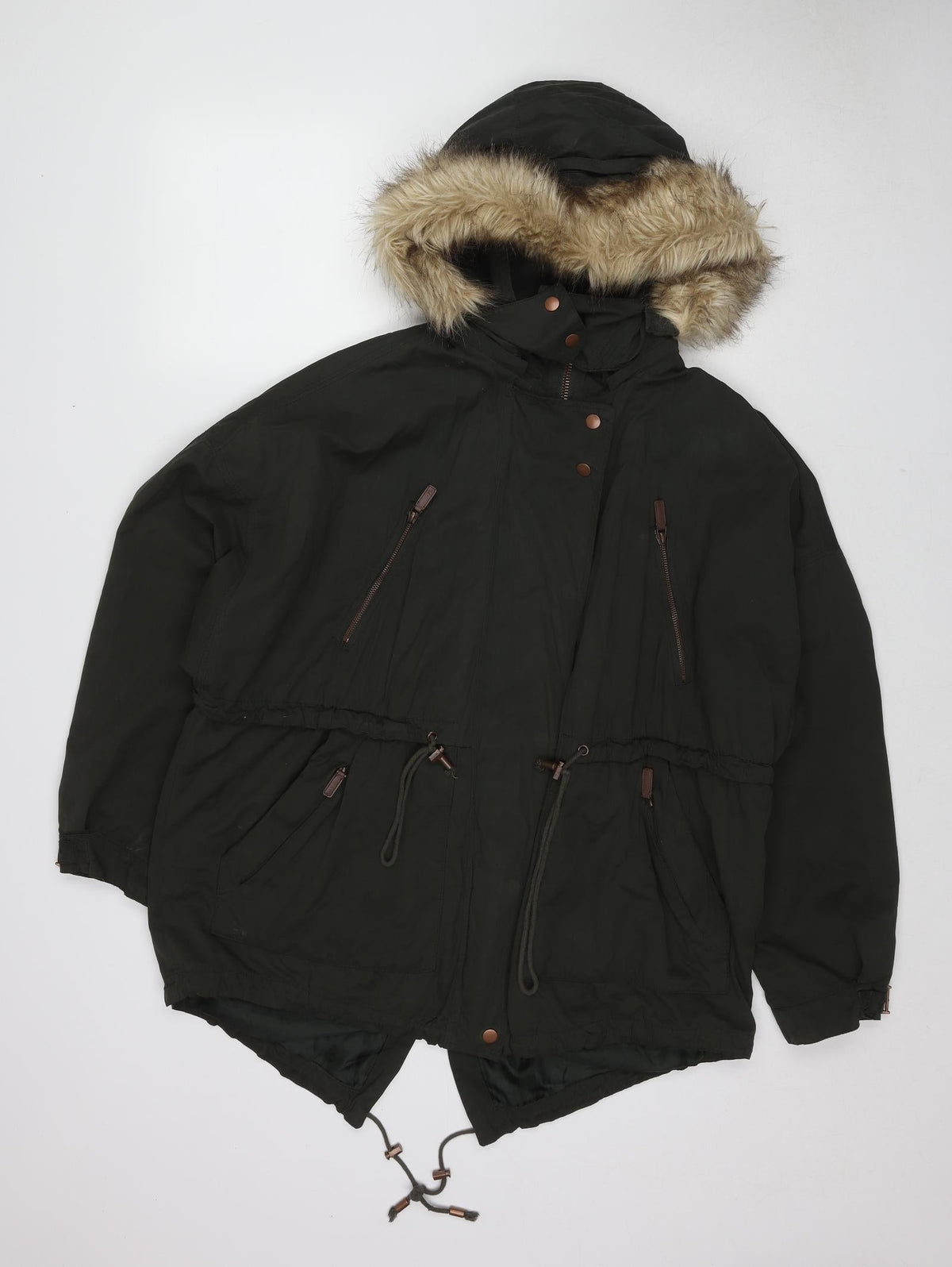 Zara Womens Green Jacket Size M Zip