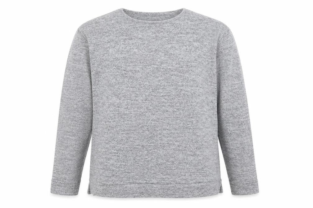 Boohoo Womens Grey Round Neck Polyester Pullover Jumper Size 8