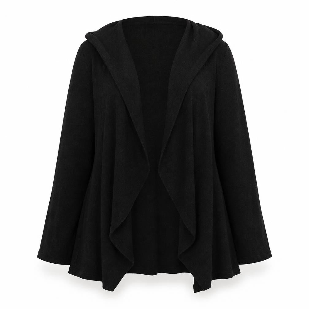 Chianti Womens Black V-Neck Polyester Cardigan Jumper Size L