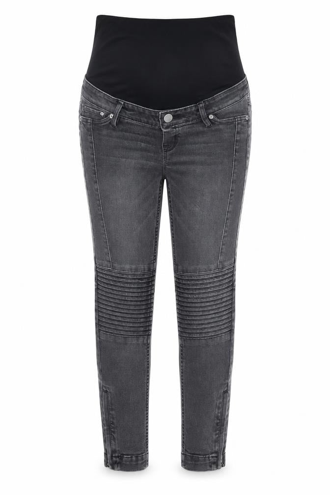 H&M Womens Black Polyester Skinny Jeans Size 10 Regular Button