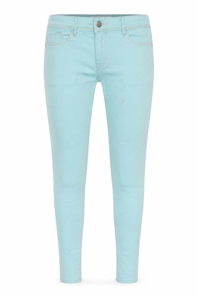 NEXT Womens Blue Cotton Skinny Jeans Size 12 Regular Zip