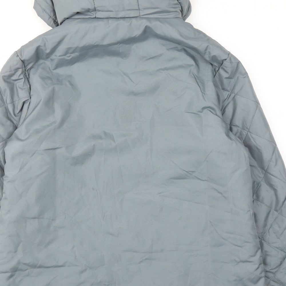 Anne De Lancay Womens Blue Jacket Size M Zip