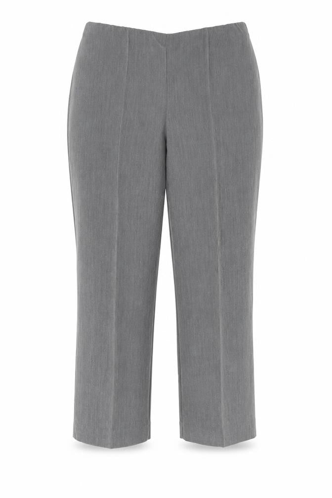 Bonmarché Womens Grey Polyester Trousers Size 14 Regular