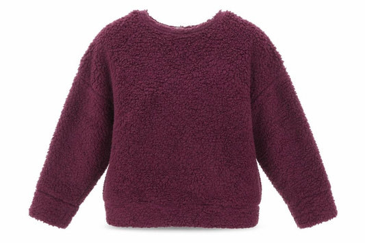 Marks and Spencer Womens Purple Cotton Pullover Sweatshirt Size S Pullover - Button