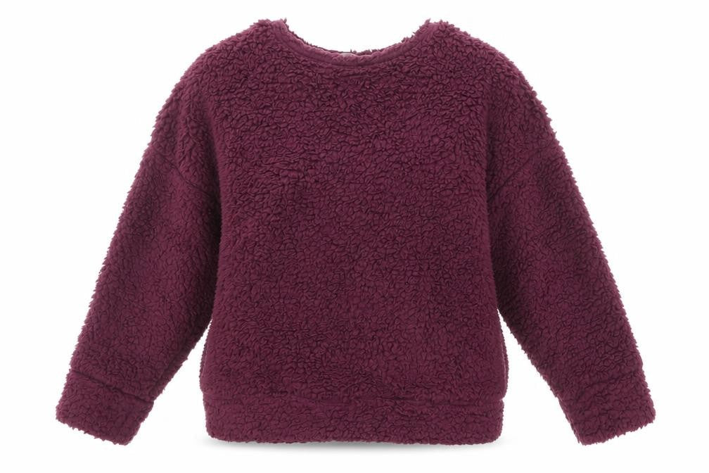 Marks & Spencer Womens Purple Cotton Pullover Sweatshirt Size S Pullover - Button