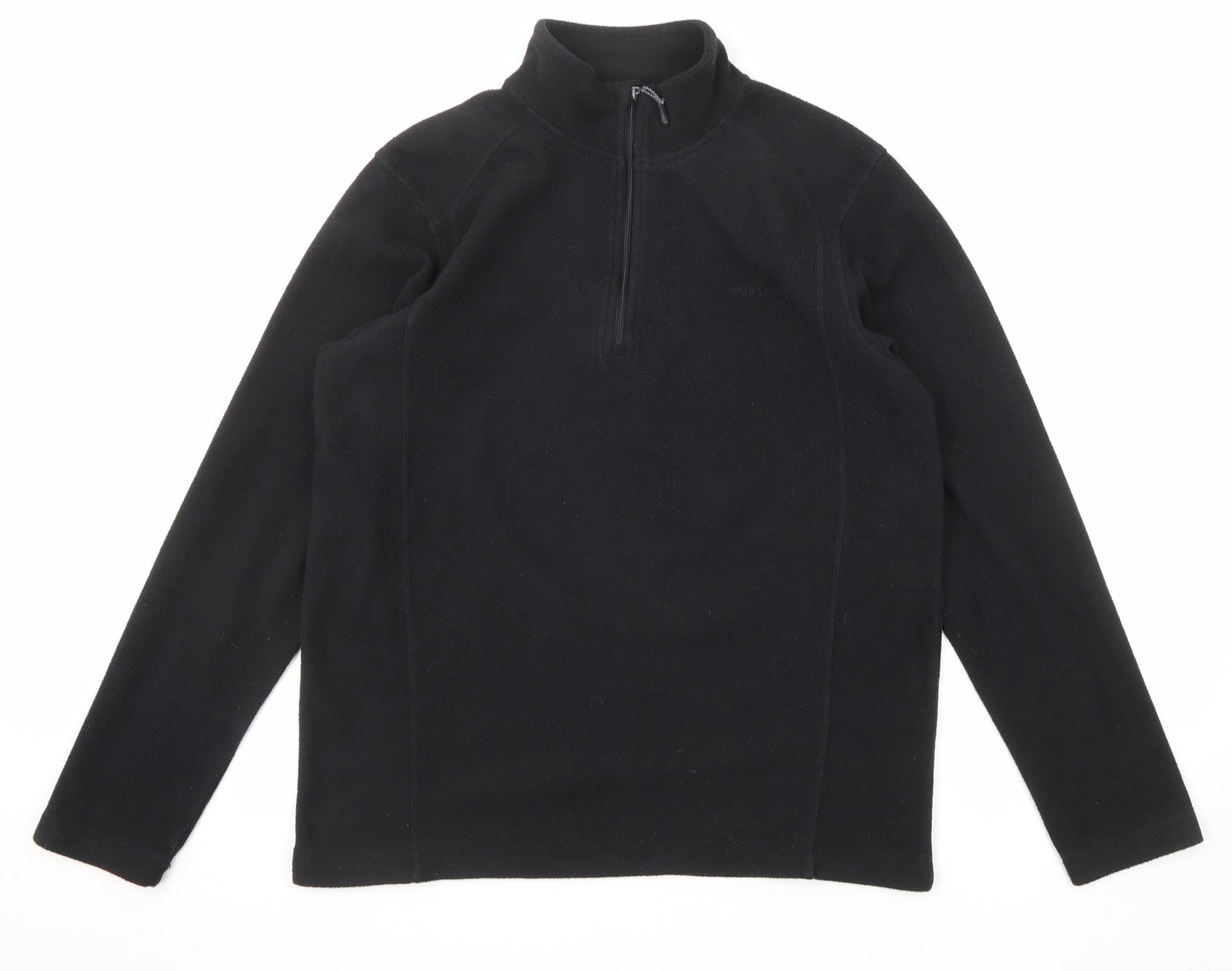 etirel Mens Black Polyester Pullover Sweatshirt Size M