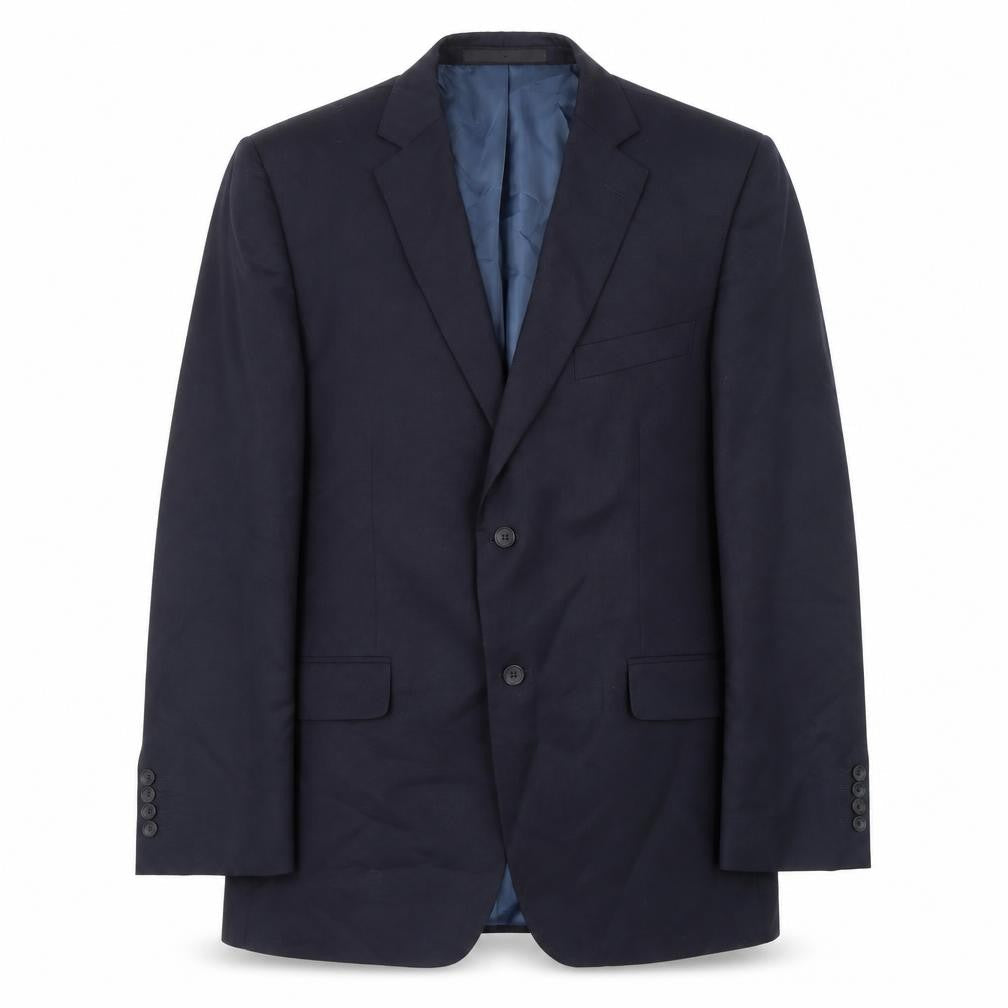 Marks & Spencer Mens Blue Wool Jacket Suit Jacket Size 42 Regular
