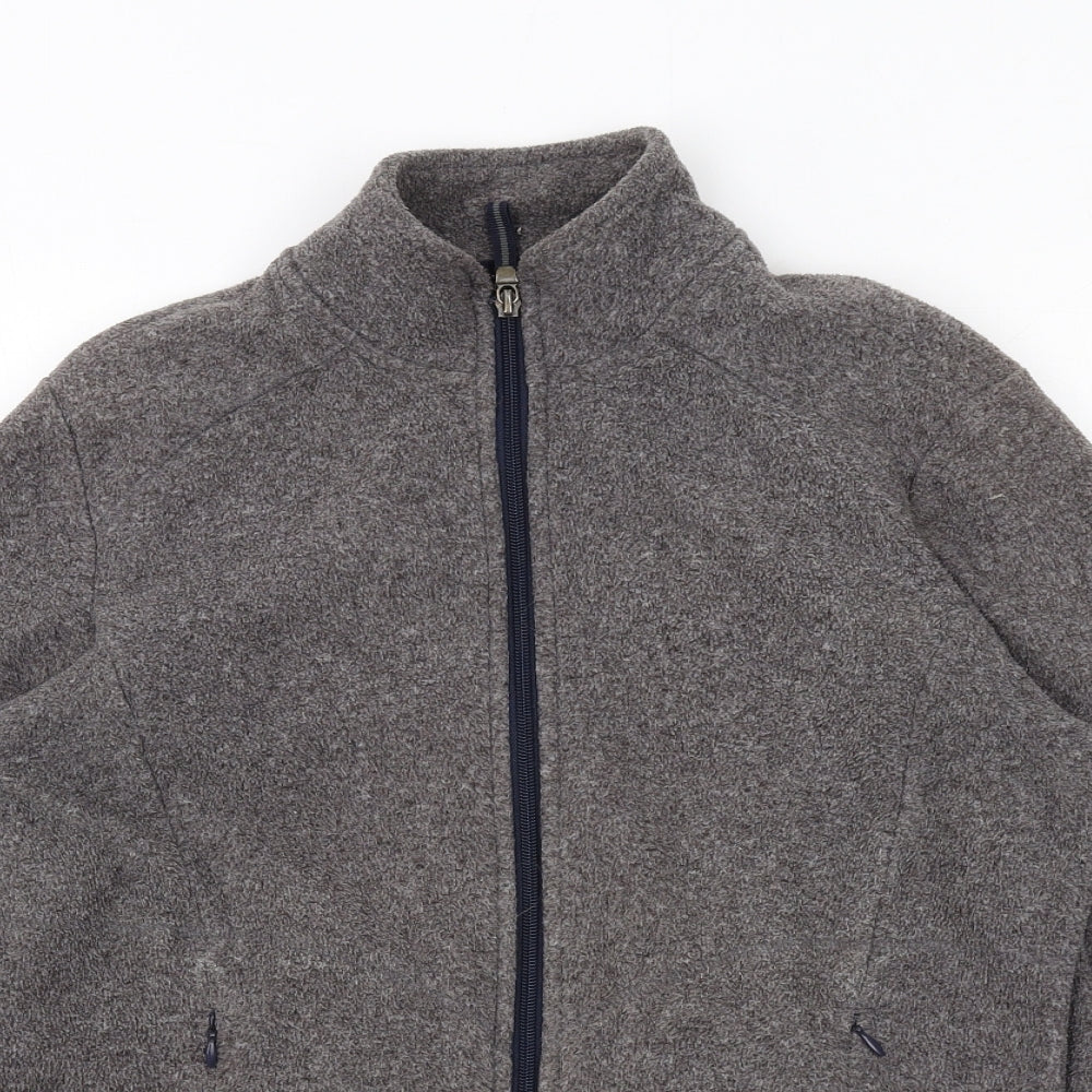 Marks and Spencer Womens Grey Jacket Size S Zip