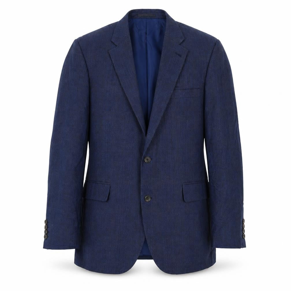 Chester Mens Blue Wool Jacket Suit Jacket Size 44 Regular