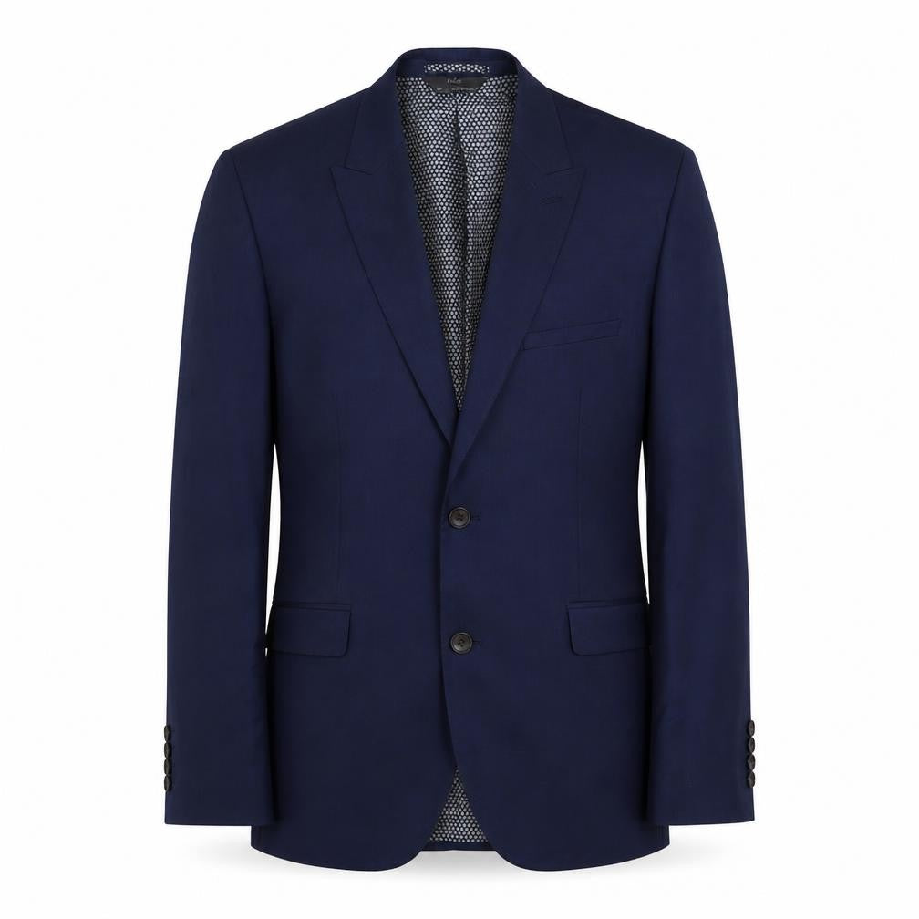 Marks & Spencer Mens Blue Polyester Jacket Suit Jacket Size 40 Regular