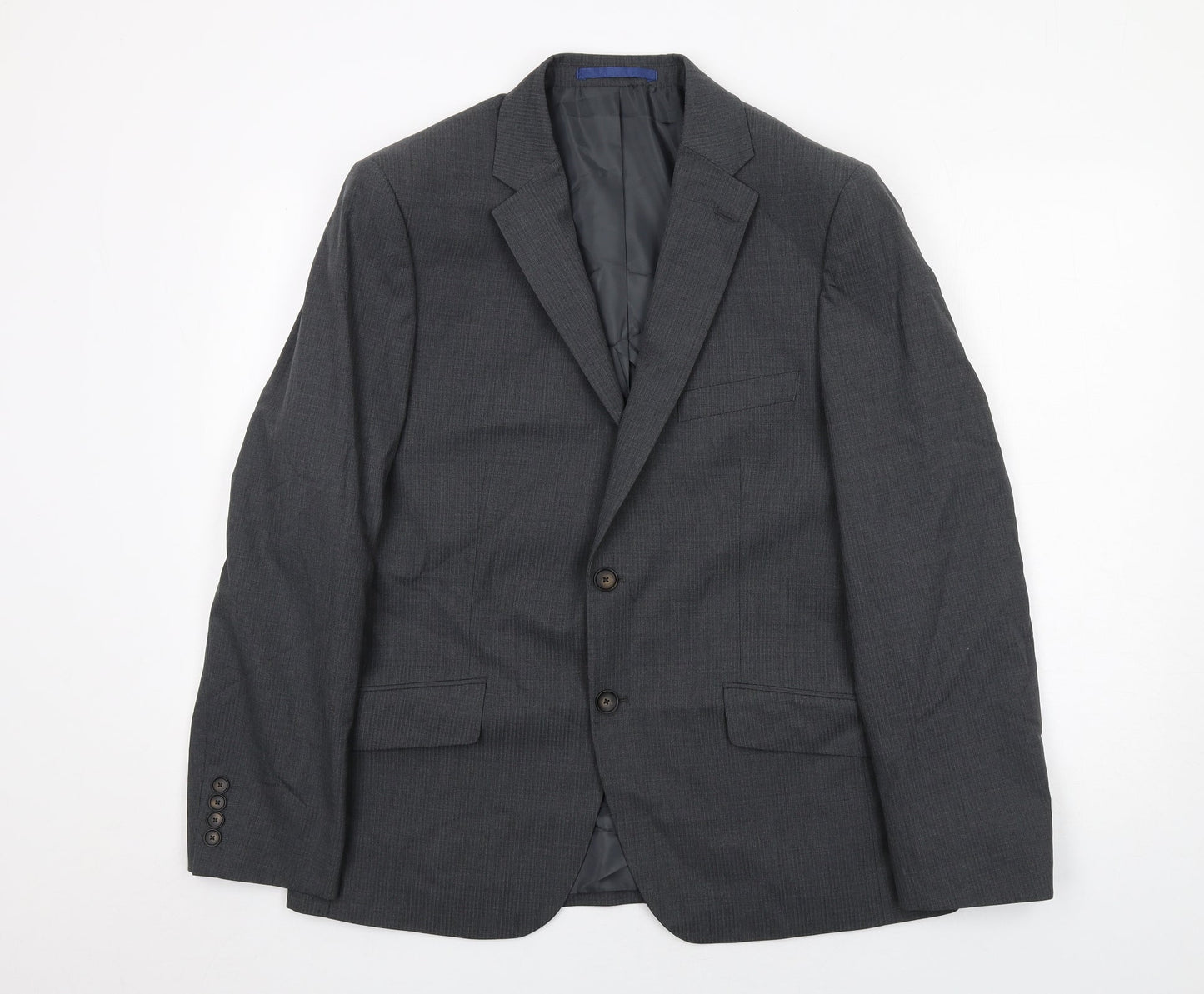 Marks and Spencer Mens Grey Wool Jacket Suit Jacket Size 40 Regular