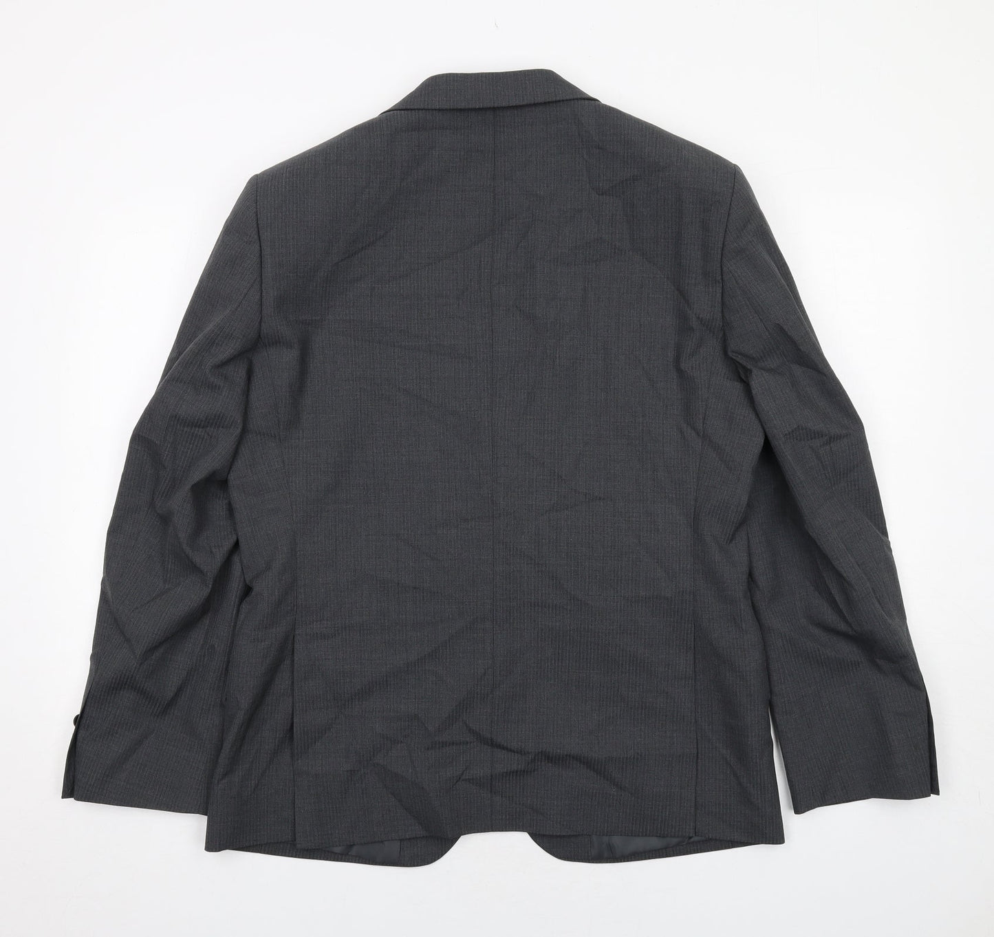 Marks and Spencer Mens Grey Wool Jacket Suit Jacket Size 40 Regular