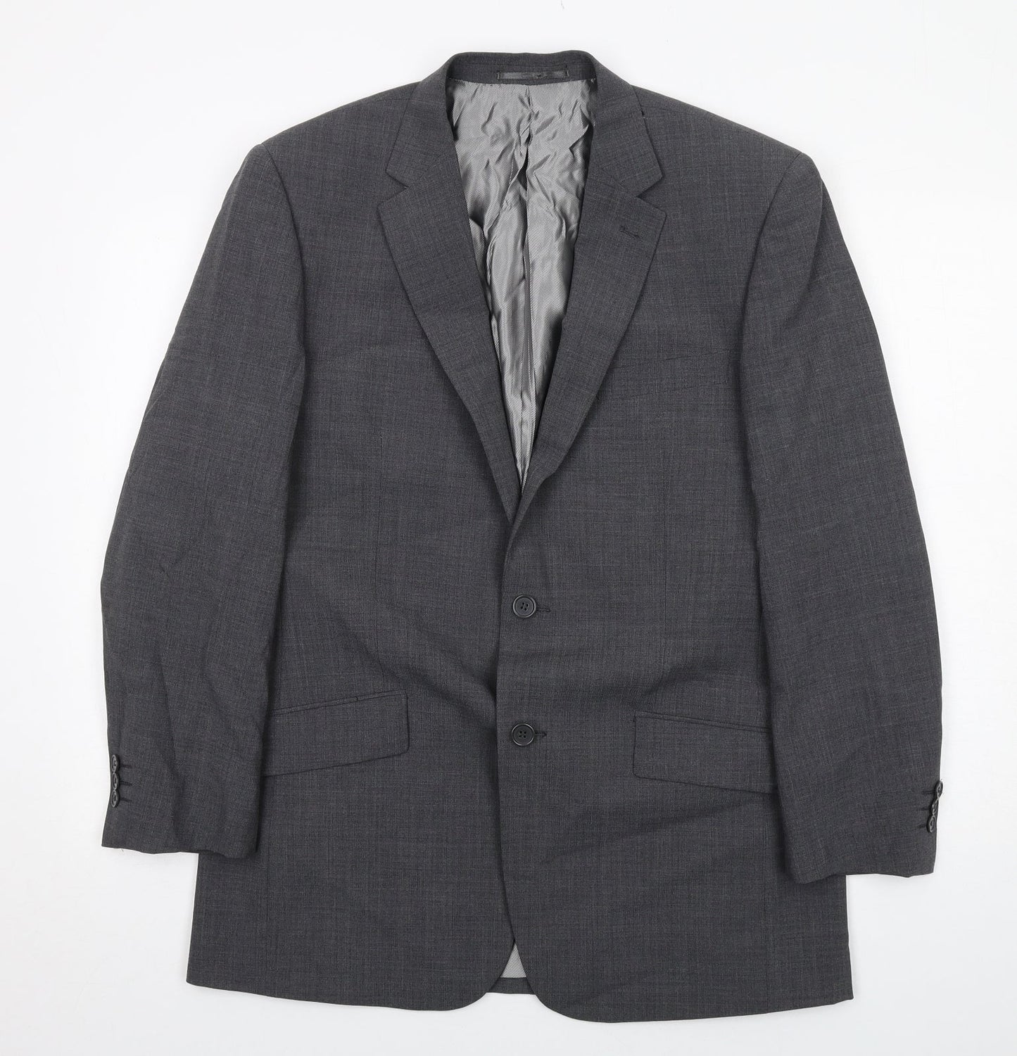 Skopes Mens Grey Wool Jacket Suit Jacket Size 38 Regular