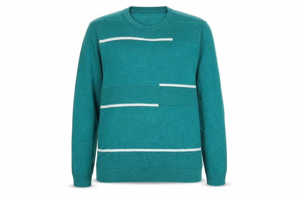 Paramour Womens Green Round Neck Viscose Pullover Jumper Size XL