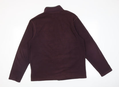 Marks & Spencer Womens Purple Jacket Size M Zip