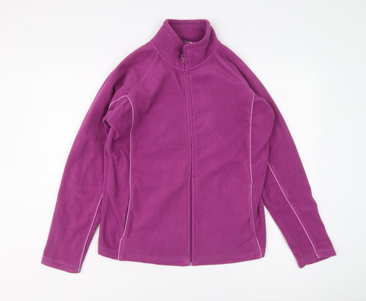 EWM Womens Purple Jacket Size M Zip