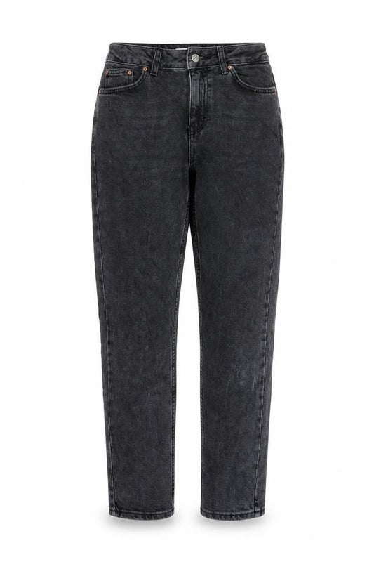 Topshop Womens Grey Cotton Skinny Jeans Size 26 in L26 in Regular Button