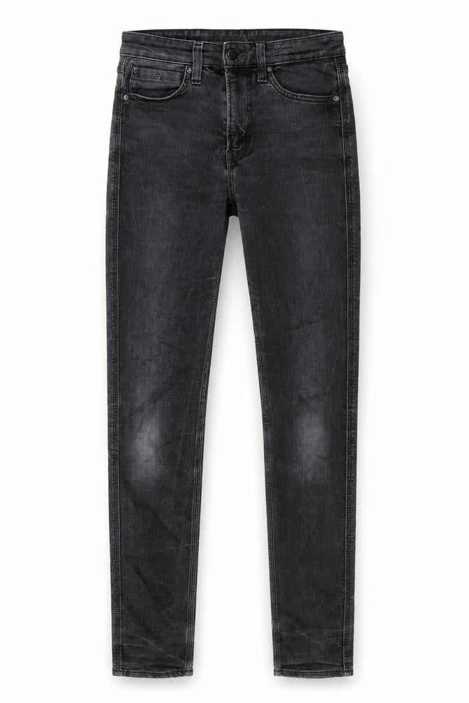 H&M Mens Grey Cotton Skinny Jeans Size 31 in L31 in Slim Button