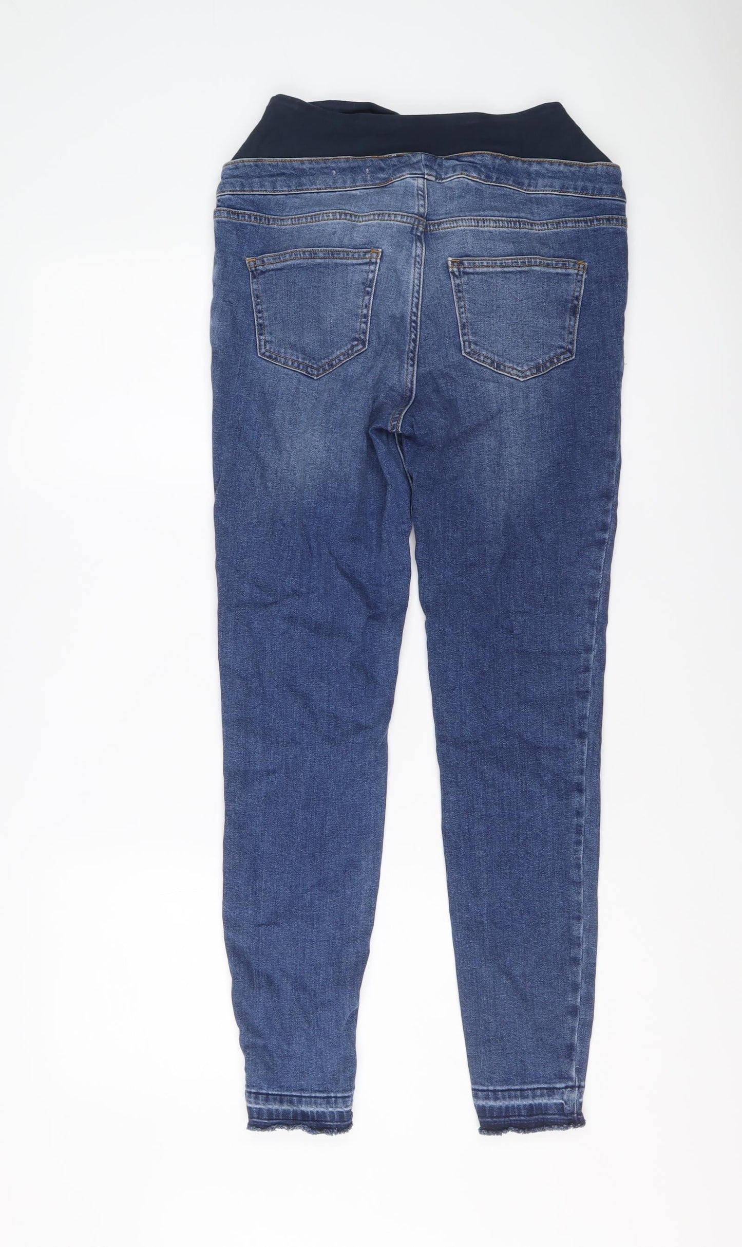 New Look Womens Blue Cotton Skinny Jeans Size 10 L28 in Regular